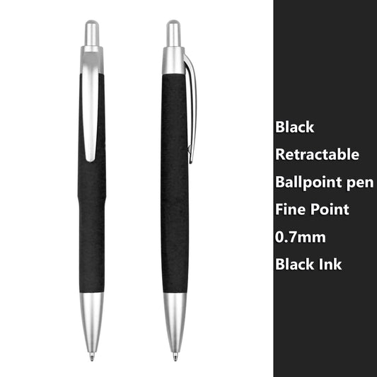 Customized Pens with Personalized Text - Pack of 100 Bulk Black Ink