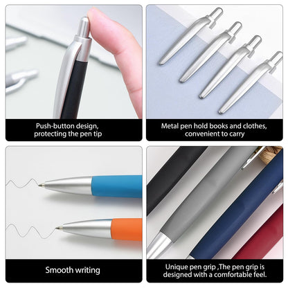 Customized Pens with Personalized Text - Pack of 100 Bulk Black Ink
