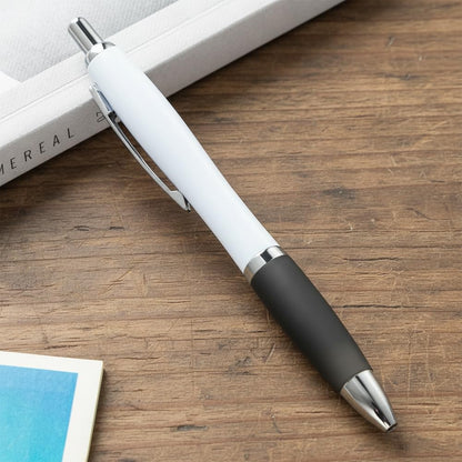 100 PCS Bulk Personalized Pens with Color Logo Custom Retractable Pens