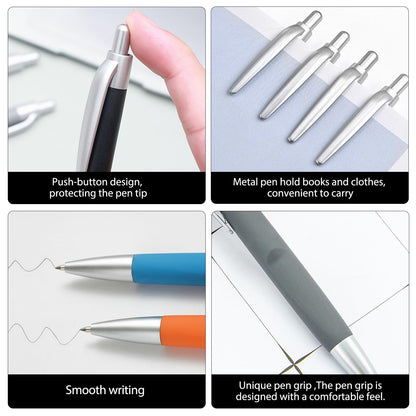 Customized Pens with Personalized Text - Pack of 100 Bulk Black Ink