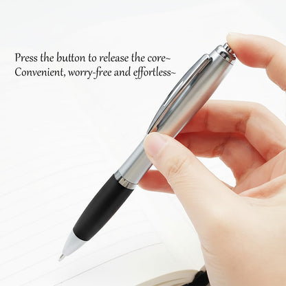 Personalized Pens with Custom Logo or Text - 100 Pack Bulk Click Pens