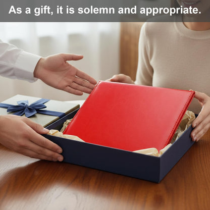 Diploma Cover 8.5 x 11, Padded Certificate Holder, Leatherette, Red