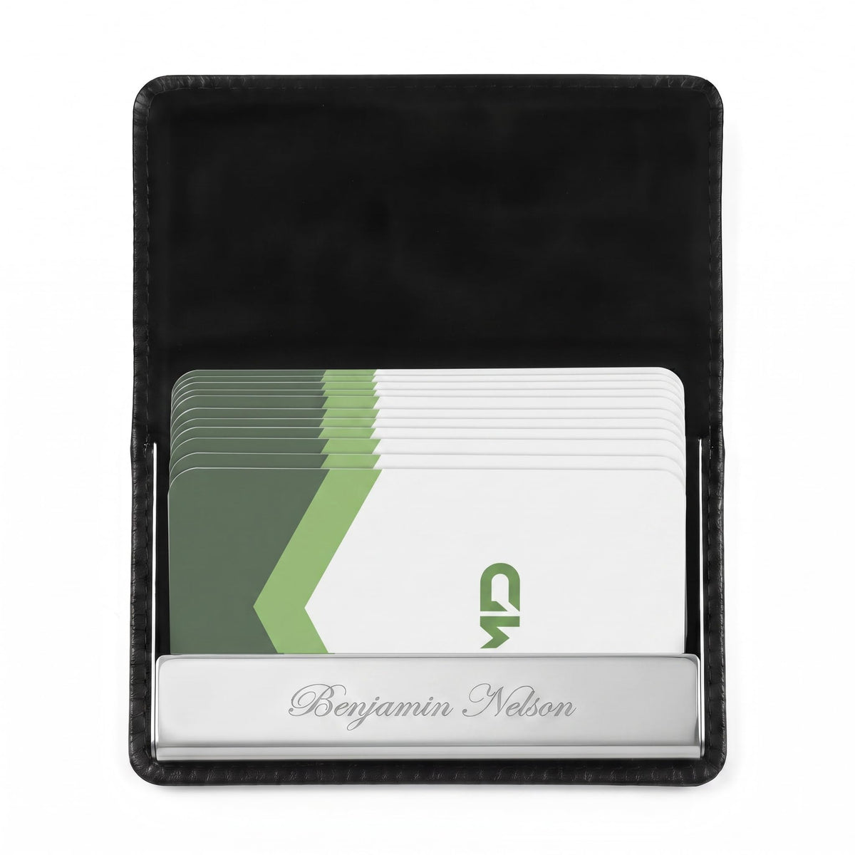 Custom Business Card Holder, Personalized Leather Business Card Case
