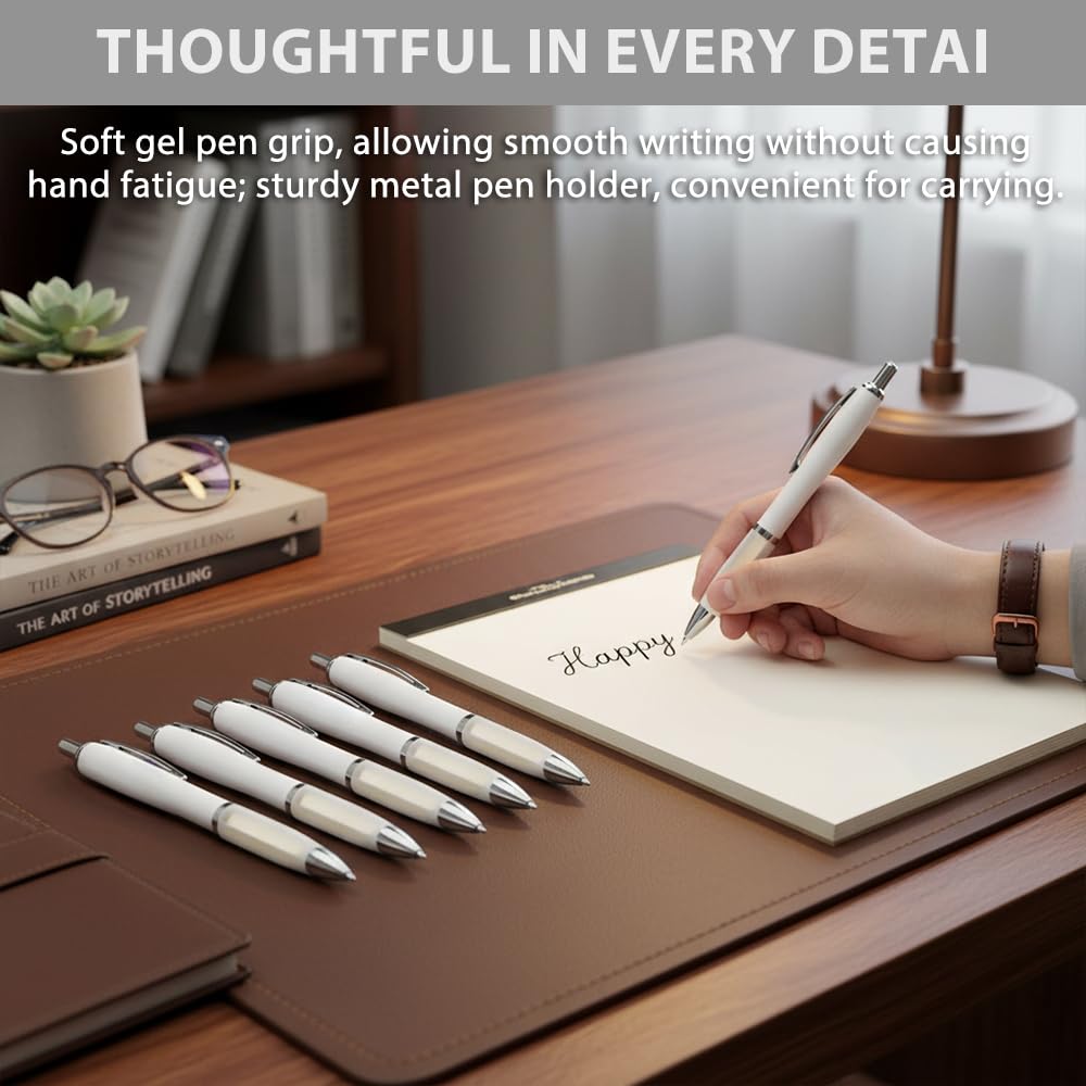 100 PCS Bulk Personalized Pens with Color Logo Custom Retractable Pens
