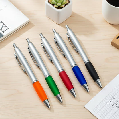 Personalized Pens with Custom Logo or Text - 100 Pack Bulk Click Pens