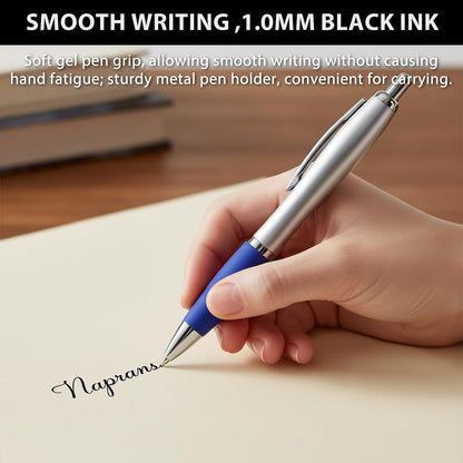 Personalized Pens with Custom Logo or Text - 100 Pack Bulk Click Pens