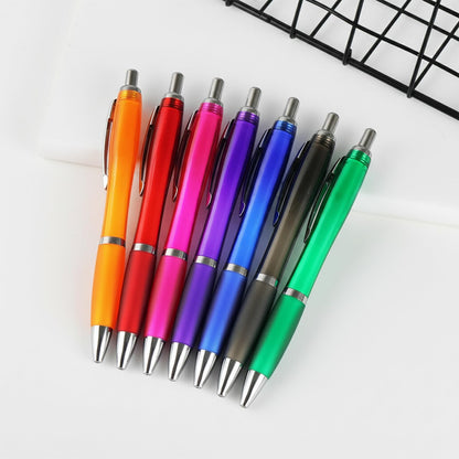 Pack of 100 Personalized Clear Pens - Custom Bulk Promotional Pens