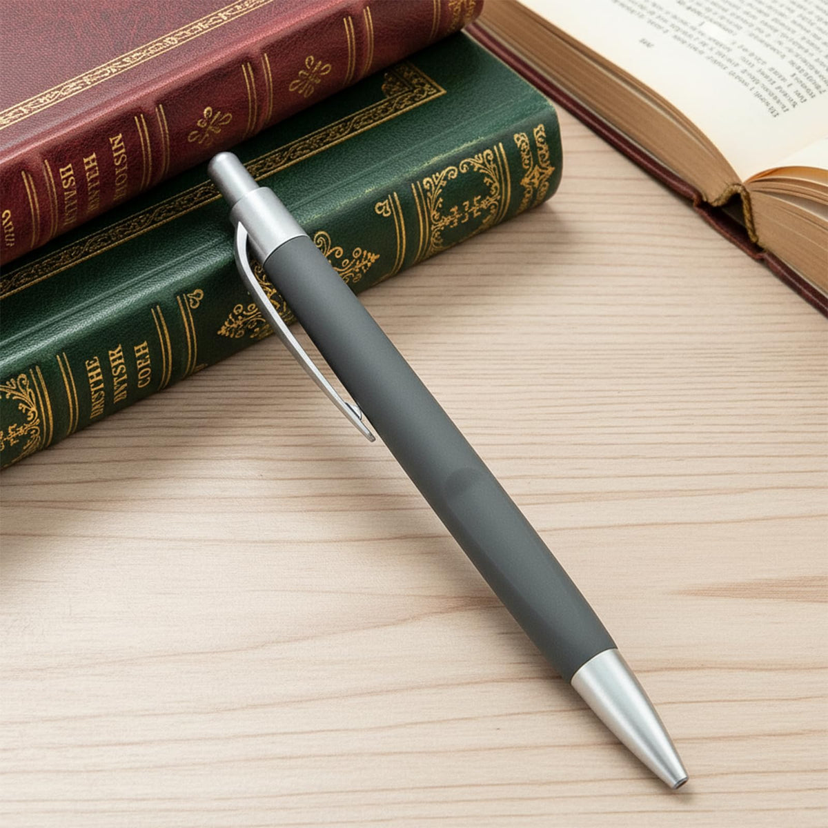 Customized Pens with Personalized Text - Pack of 100 Bulk Black Ink