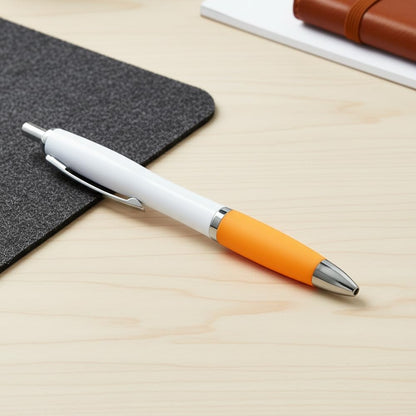 100 PCS Bulk Personalized Pens with Color Logo Custom Retractable Pens