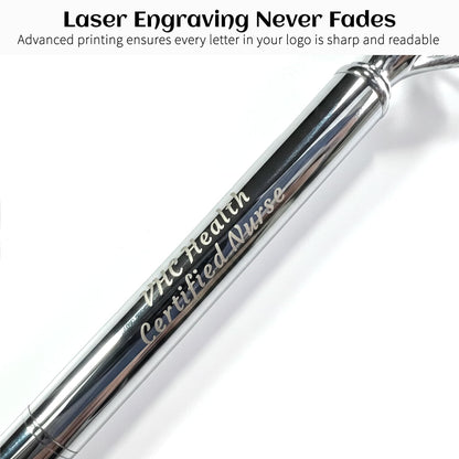HISHER Custom Diamond Pens, 20 Pack, Bridal Shower Wedding Favor, Black Ink