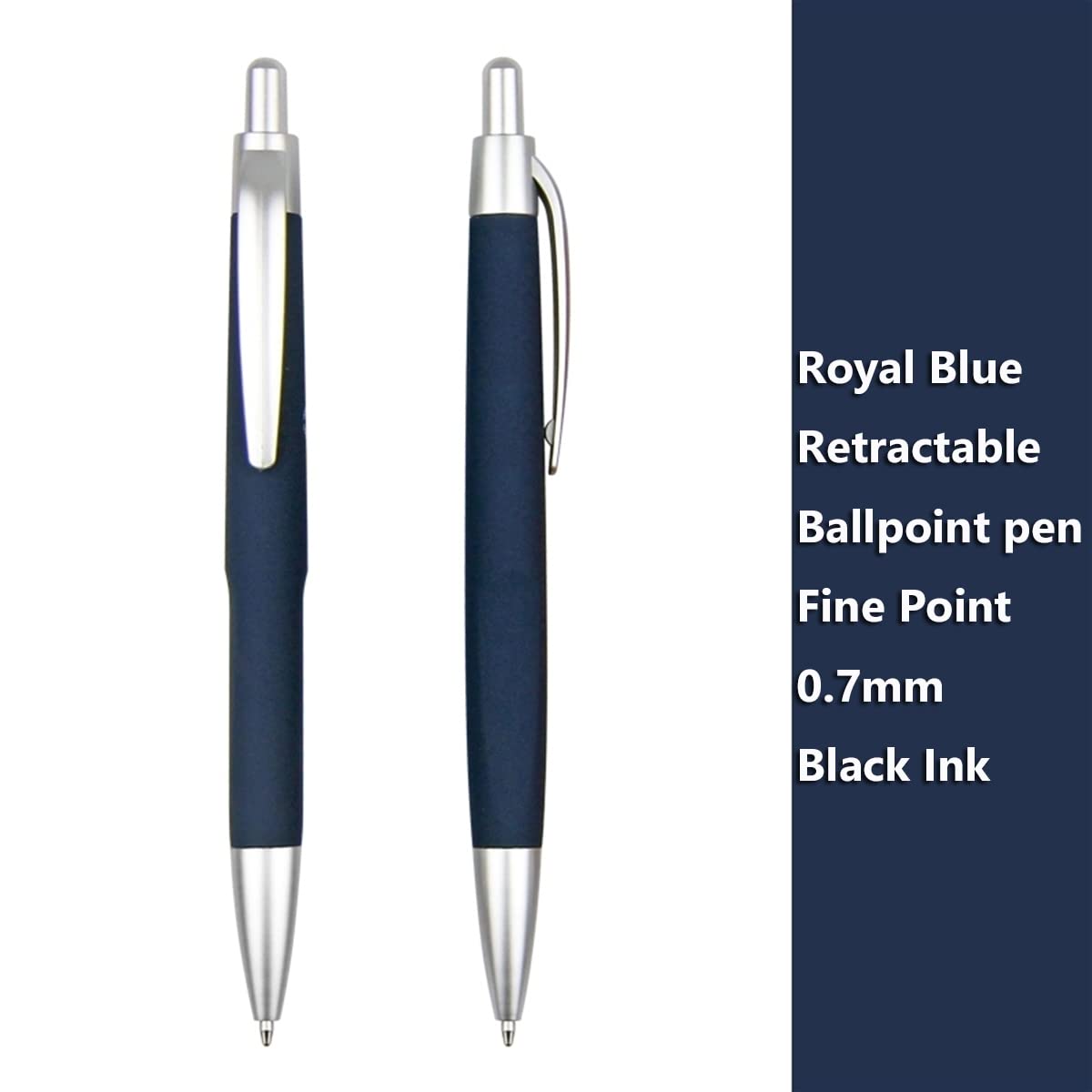 Customized Pens with Personalized Text - Pack of 100 Bulk Black Ink