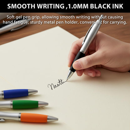 Bulk Promotional Pens with Logo for Business - 100 Counts Click Pens