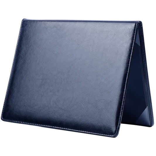 HH-STUDIO CUSTOM 8.5 x 11 Navy Blue Leather Certificate Holder