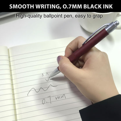 Customized Pens with Personalized Text - Pack of 100 Bulk Black Ink