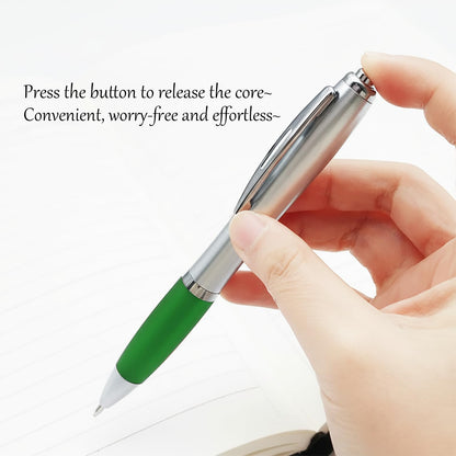 Personalized Pens with Custom Logo or Text - 100 Pack Bulk Click Pens